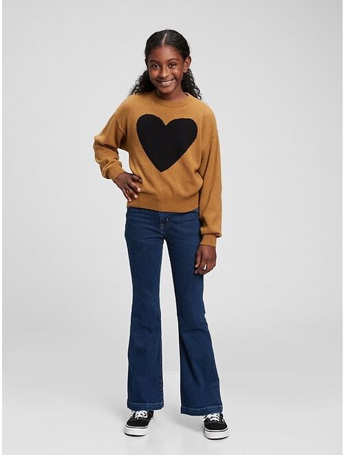 GAP Kids High Rise Flare Jeans with Washwell ™