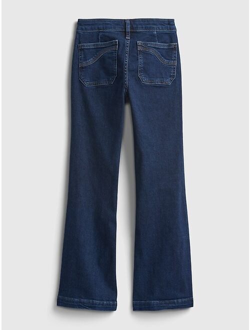 GAP Kids High Rise Flare Jeans with Washwell ™