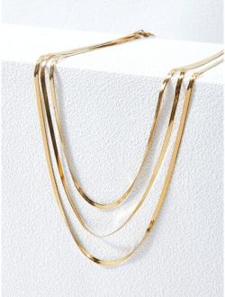 Premium 14k Gold Plated Layered Necklace