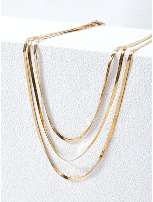 MOTF Premium 14k Gold Plated Layered Necklace