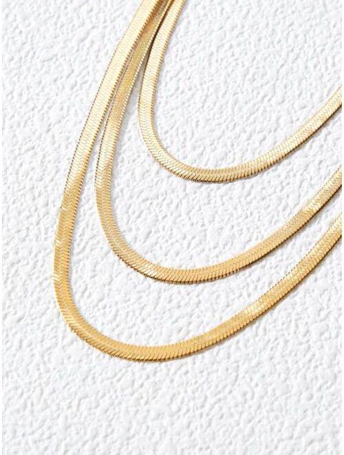 MOTF Premium 14k Gold Plated Layered Necklace