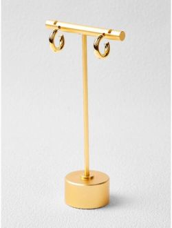 Premium 14k Gold Plated Hoop Earrings