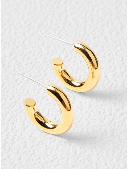 MOTF Premium 14k Gold Plated Hoop Earrings