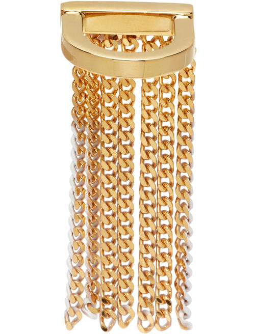 MM6 Maison Margiela Gold Chain Fringe Ring