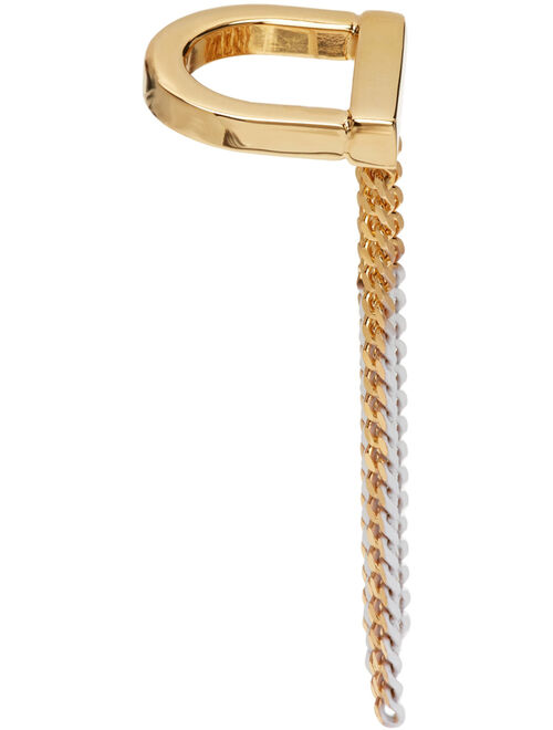 MM6 Maison Margiela Gold Chain Fringe Ring