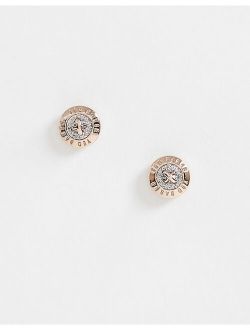 Glitter Mini Button Earrings