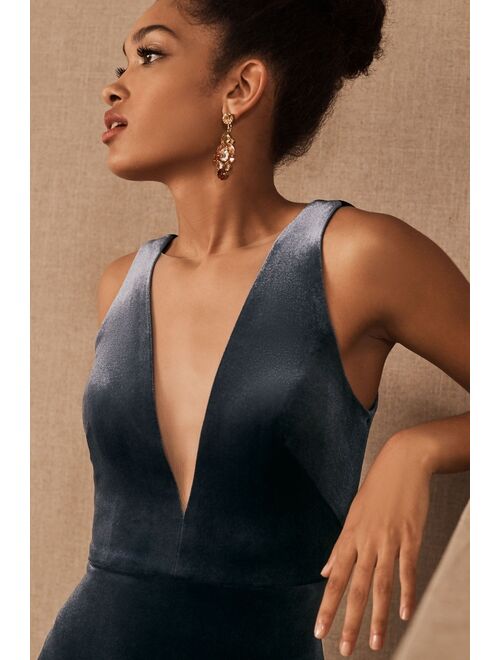 Jenny Yoo Logan Velvet Dress