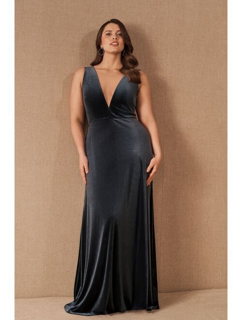 Jenny Yoo Logan Velvet Dress