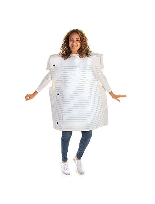 Hauntlook No. 2 Pencil & Paper Halloween Couples' Costumes - Funny Adult One-Size Outfits