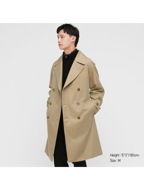 Uniqlo MEN Lightweight Double Breasted Trench Coat
