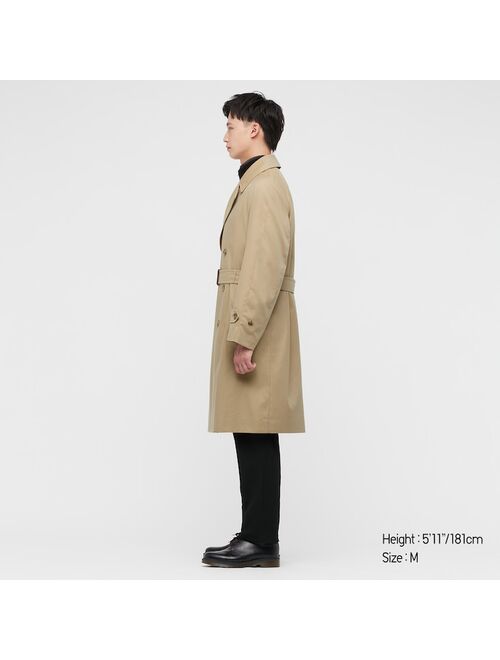 Uniqlo MEN Lightweight Double Breasted Trench Coat