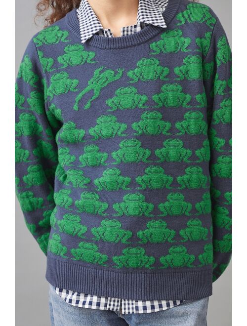 Field Flower Frog Sweater