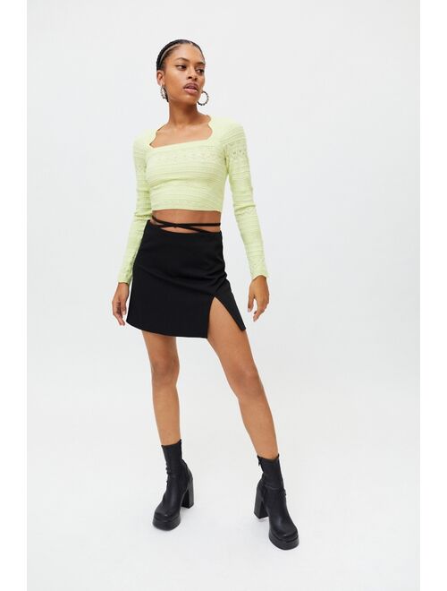 Urban outfitters UO Siouxsie Square Neck Sweater