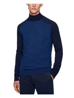 BOSS Men's Slim-Fit Turtleneck Sweater