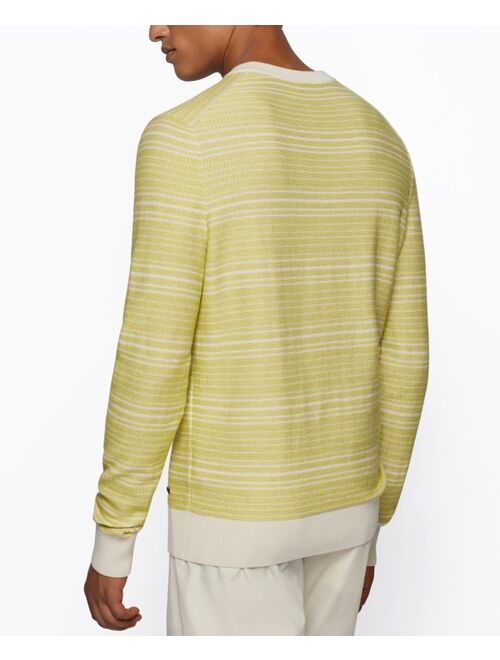 Hugo Boss BOSS Men's Knitted Cotton Wool Sweater