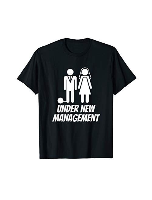Mens Funny Just Married T-shirt, Fun Newlywed Gag Gifts For Men