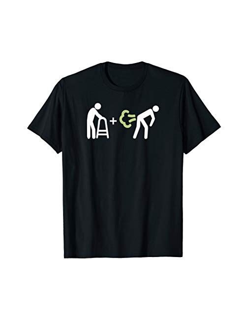 Old Fart Funny Over the Hill Gag Gift Novelty T Shirt