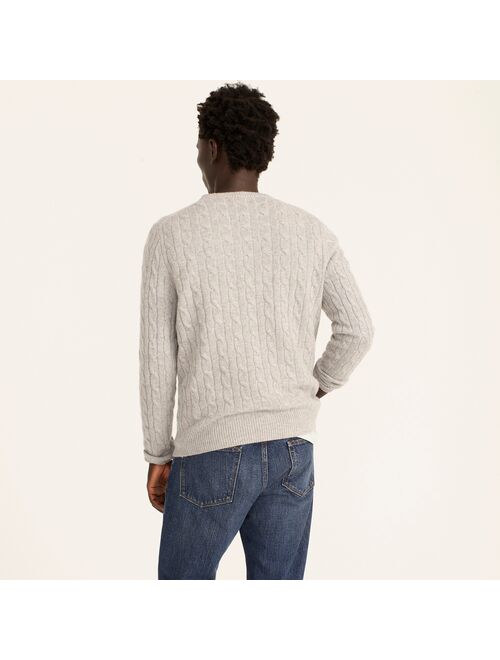 J.Crew Cashmere cable-knit sweater