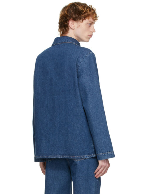 A.P.C. Blue Denim Kerlouan Jacket