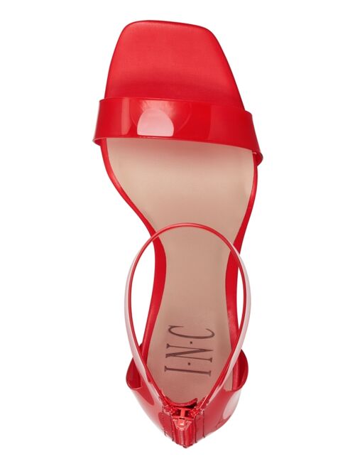 INC International Concepts Women's Makenna Two-Piece Clear Vinyl Dress Sandals, Created for Macy's