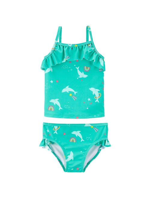Girls 4-14 Carter's Dolphin Tankini Top & Bottoms Swimsuit Set