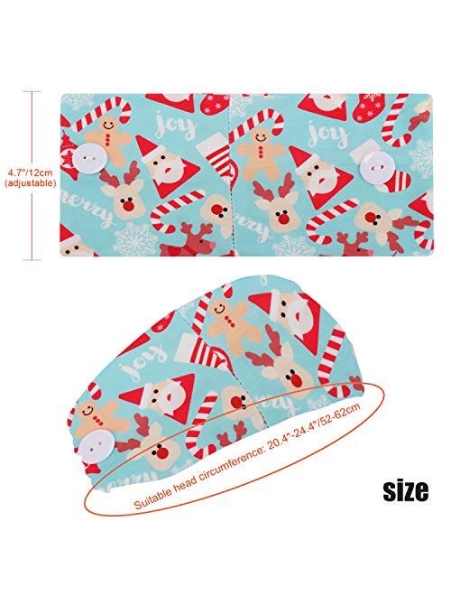 2pcs Face Protection Set - 1 Headband with Buttons + 1 Face Covering for Mother's Day Gift