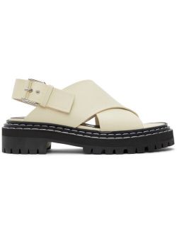 Proenza Schouler Off-White Lug Sole Sandals