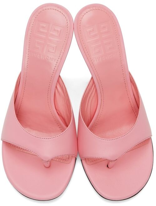 Givenchy Pink Two Toes Heeled Sandals