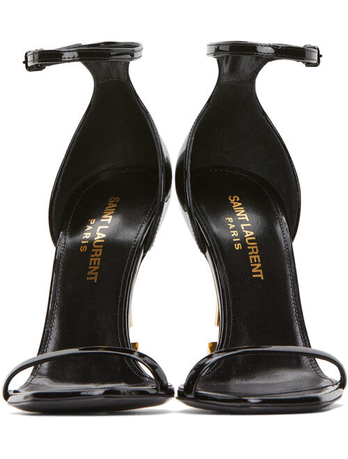 Black & Gold Patent Opyum 110 Heels