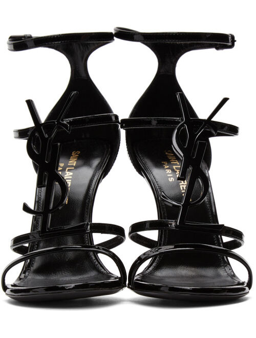 Black Patent Cassandra 100 Heeled Sandals