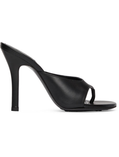 Givenchy Black Two Toes Heeled Sandals