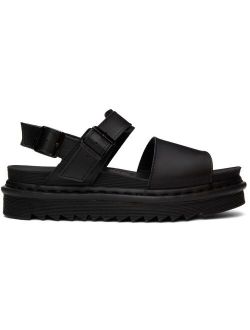 Black Leather Voss Sandals