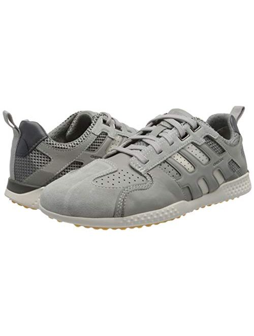 Geox Men's Low-Top Sneakers, Grey Lt Grey White C1303