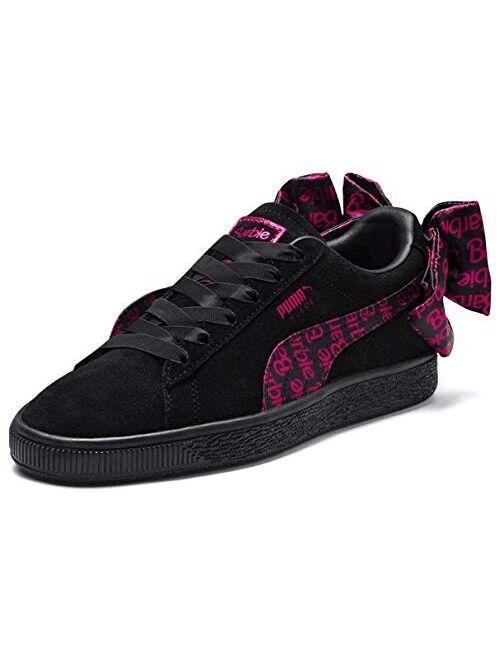 PUMA Mens Suede Classic X Barbie Lace Up Sneakers Shoes Casual - Black