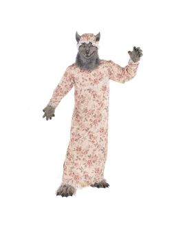 Amscan Grandma Wolf Adult Men's Costume