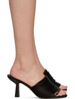 NEOUS Black Symra 80 Heeled Sandals