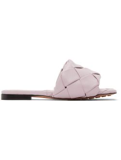 Pink Intrecciato 'The Lido' Sandals