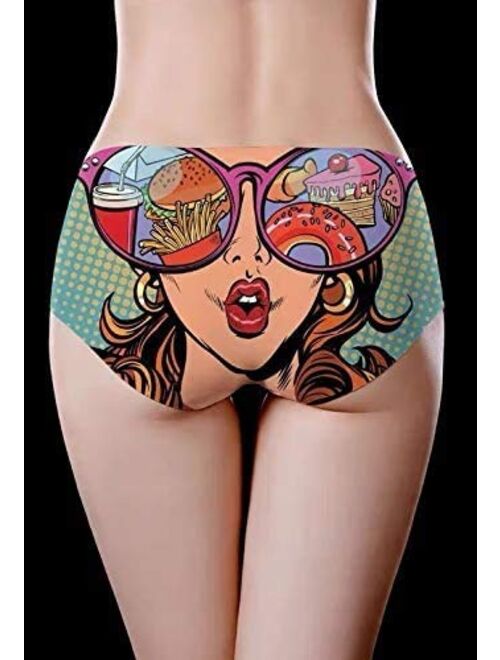 Funny Underwear for Women Funny Womens Underwear Funny Panties cat Underwear for Women