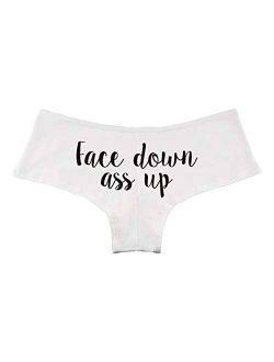 Face Down Ass Up Funny Women's Boyshort Underwear Panties