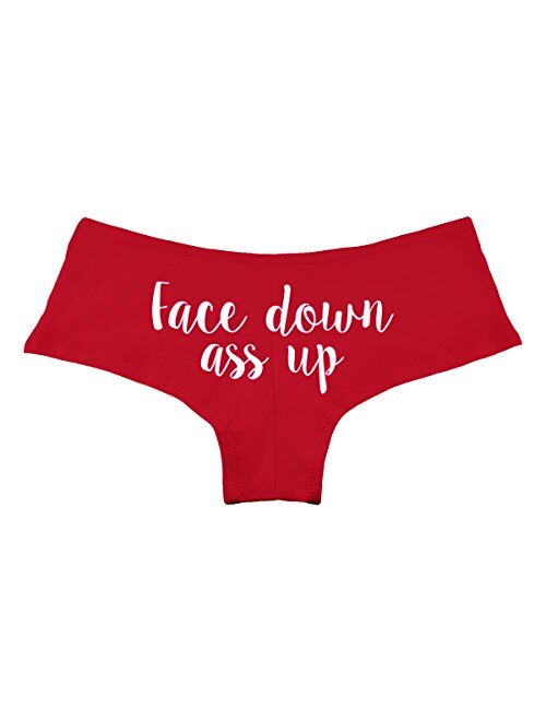 Face Down Ass Up Funny Women's Boyshort Underwear Panties
