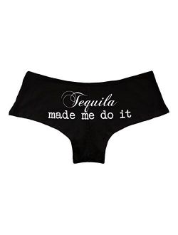 Decal Serpent Tequila Made Me Do It Funny Women's Boyshort Underwear Panties