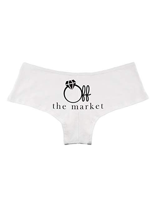 Off The Market Ring Engaged Married Funny Women's Boyshort Underwear Panties