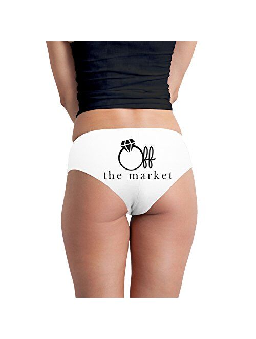 Off The Market Ring Engaged Married Funny Women's Boyshort Underwear Panties