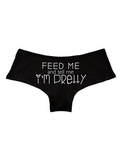 Decal Serpent Feed Me and Tell Me I'm Pretty Funny Women's Boyshort Underwear Panties