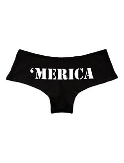 Decal Serpent Merica Patriotic Parody Funny Women's Boyshort Underwear Panties