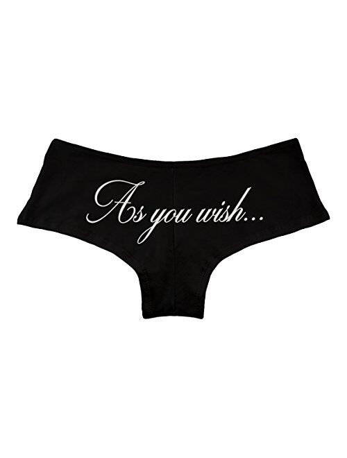 As You Wish Parody Saying Funny Women's Boyshort Underwear Panties