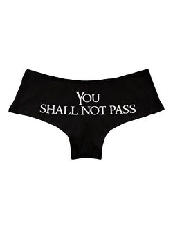 You Shall Not Pass Parody Funny Women's Boyshort Underwear Panties