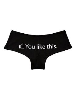 Decal Serpent You Like This Parody Thumbs Up Funny Women's Boyshort Underwear Panties