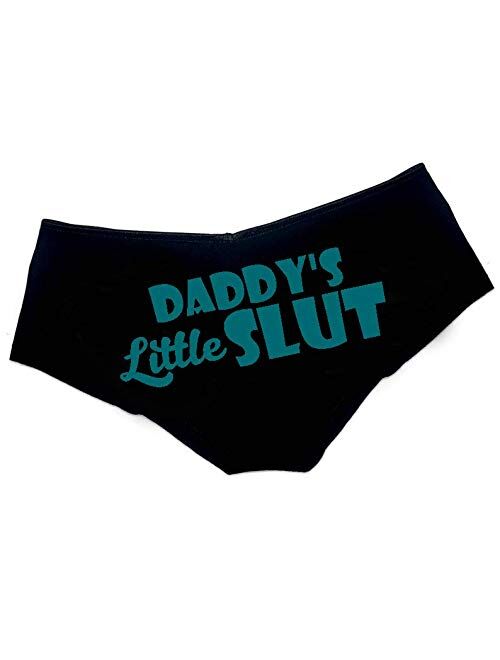 Daddy's Little Slut Fun Womens Funny Underwear Hipster Panty