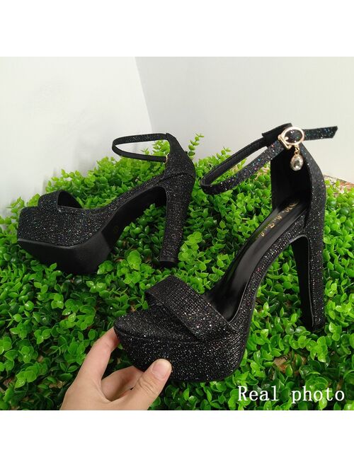 New Summer Sexy Women High Heels Sandals Fashion Stripper Shoes Party Pumps Women platform sandals open toe high heels 14 cm